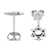 Star of David Studs Silver Earrings, ep264